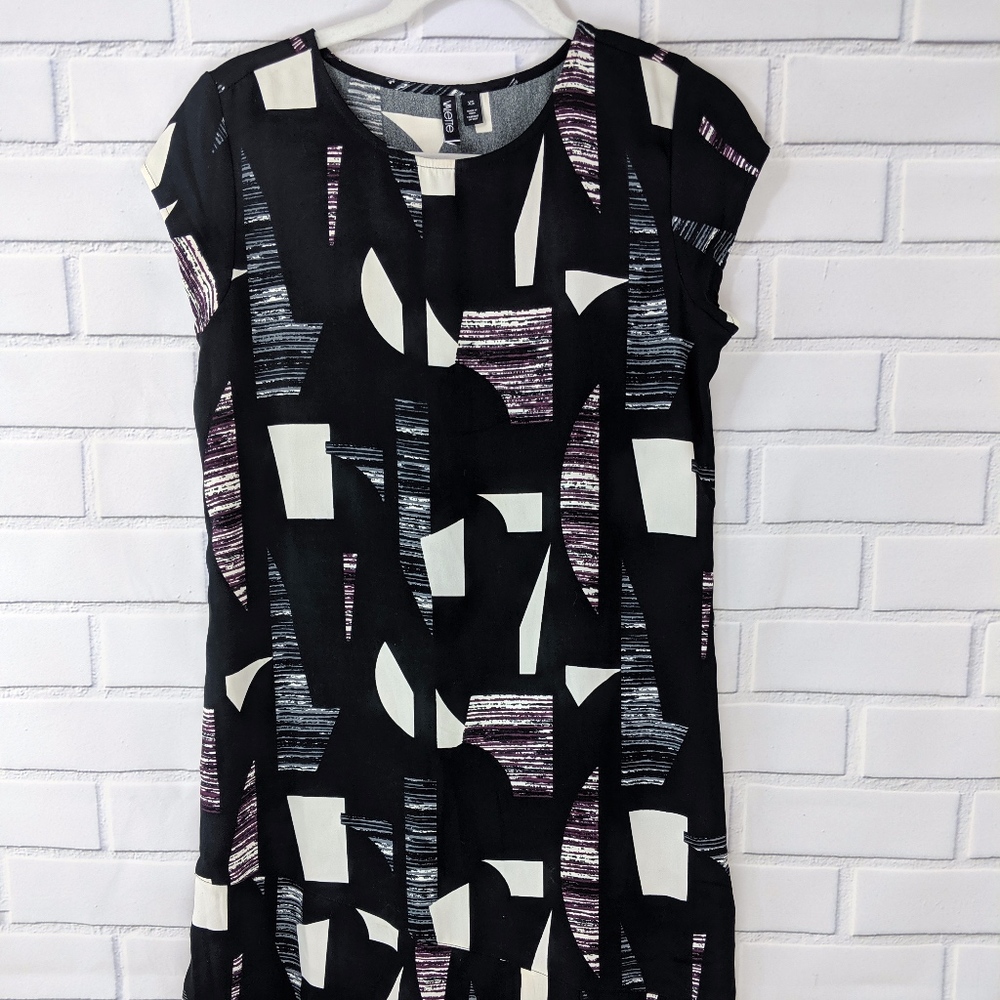 VALETTE Nordstrom 80s Geometric Asymetric hem XS